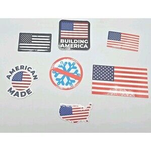 America Proud USA Patriotic United States Stickers Funny Witty Humor Friend Gift
